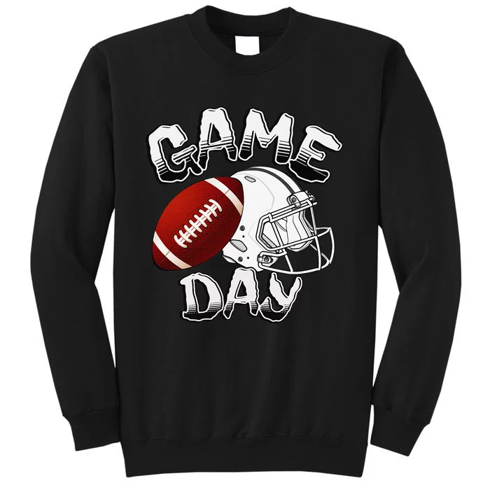 Awesome Game Day Football American Football Season Tall Sweatshirt