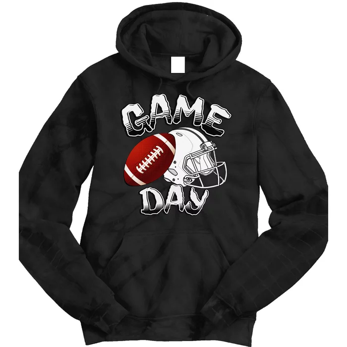 Awesome Game Day Football American Football Season Tie Dye Hoodie