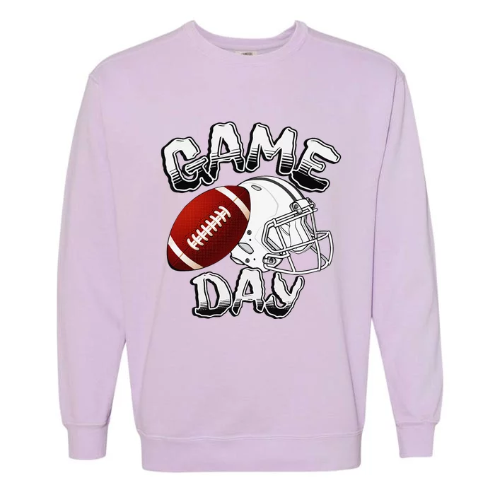 Awesome Game Day Football American Football Season Garment-Dyed Sweatshirt