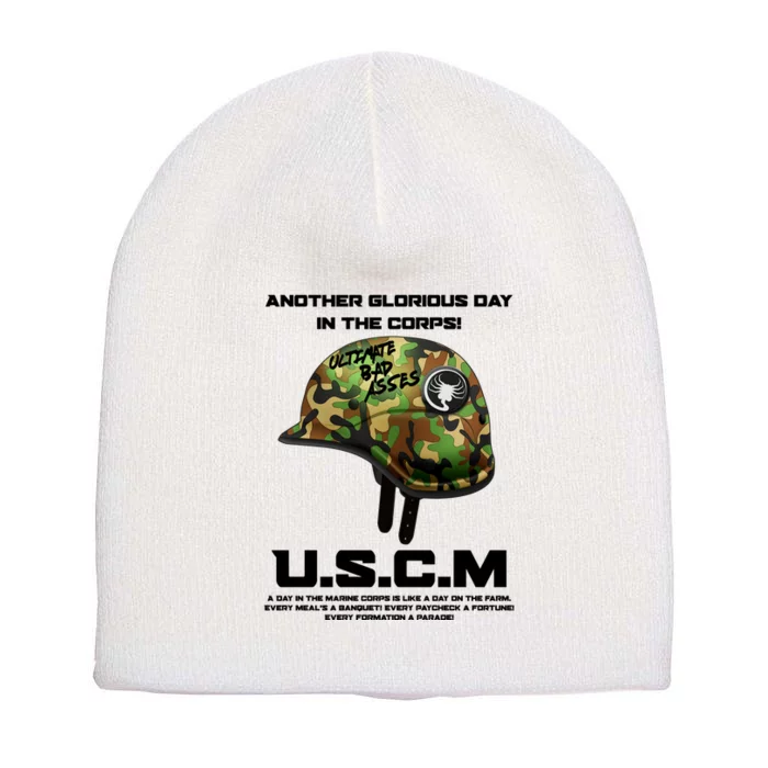 Another Glorious Day In The Corps USCM Ultimate Bad Asses Short Acrylic Beanie