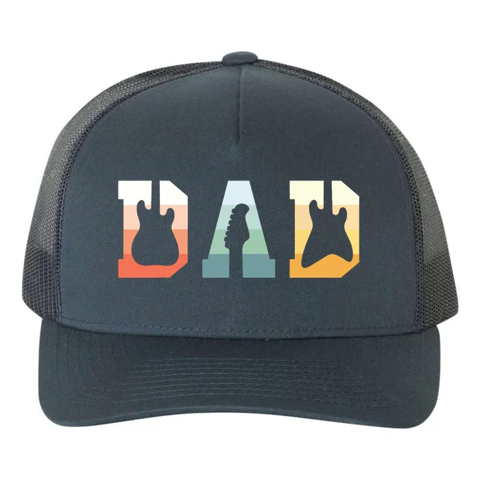 Acoustic Guitar Dad Guitarist Musical Instrument Musician Yupoong Adult 5-Panel Trucker Hat