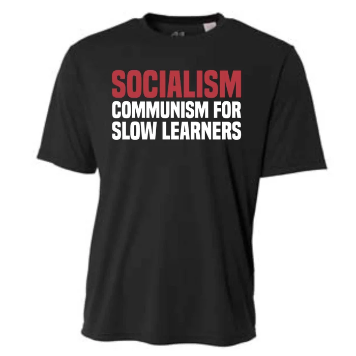 Antigreat Giftsocialism Definition Capitalist Capitalism Cool Gift Cooling Performance Crew T-Shirt