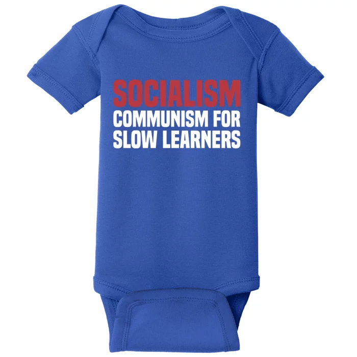 Antigreat Giftsocialism Definition Capitalist Capitalism Cool Gift Baby Bodysuit