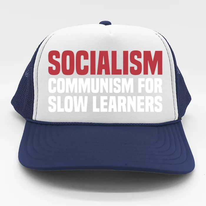 Antigreat Giftsocialism Definition Capitalist Capitalism Cool Gift Trucker Hat