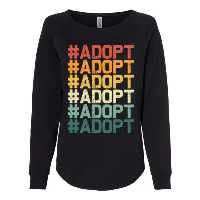 Adopt Graphic Dog Cat Animal Adoption Rescue Promotion Womens California Wash Sweatshirt