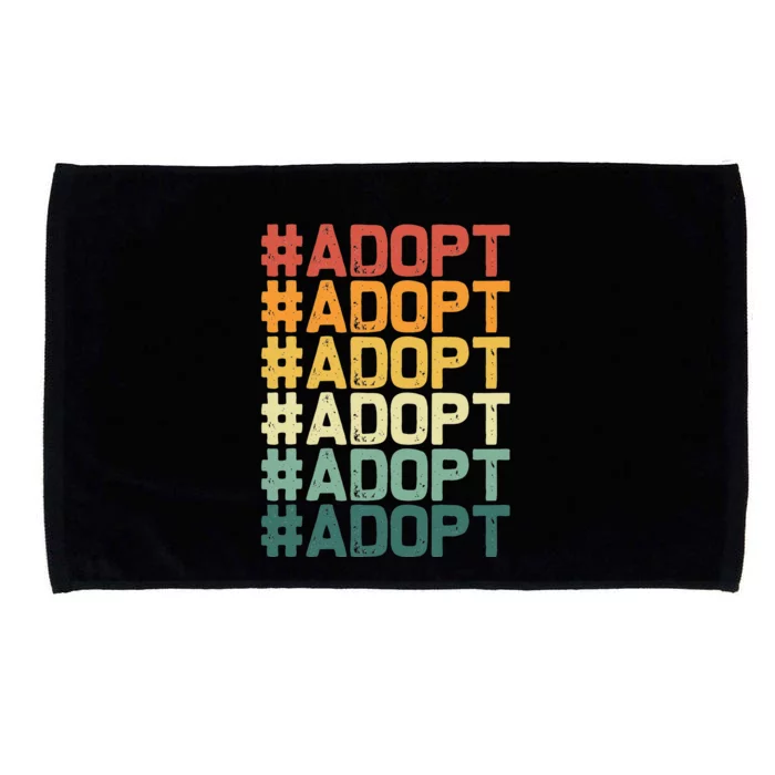 Adopt Graphic Dog Cat Animal Adoption Rescue Promotion Microfiber Hand Towel