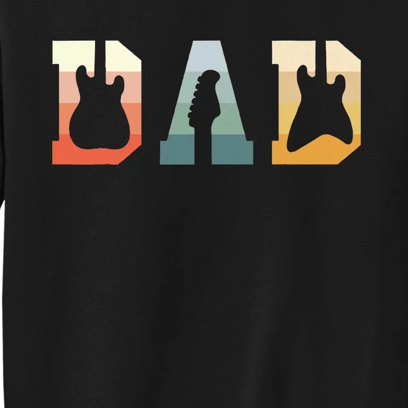 Acoustic Guitar Dad Guitarist Musical Instrument Musician Tall Sweatshirt