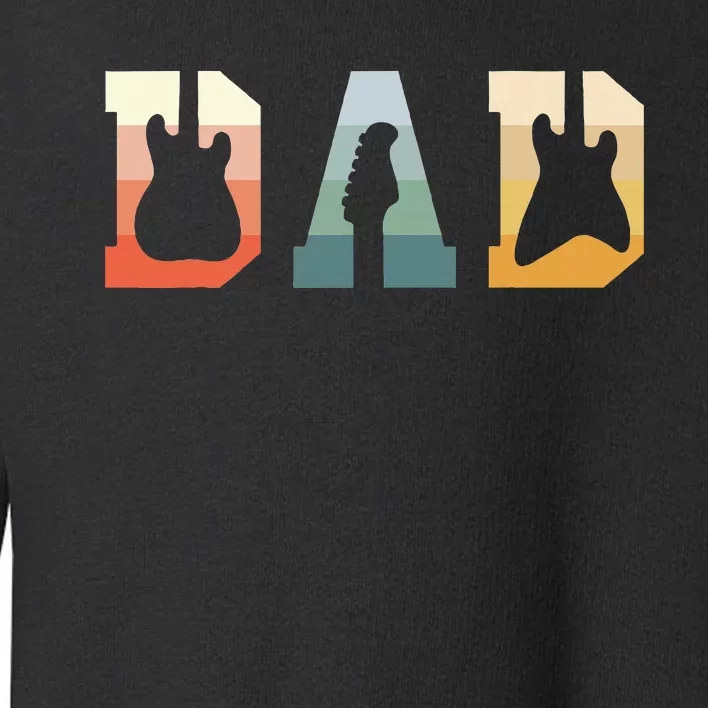 Acoustic Guitar Dad Guitarist Musical Instrument Musician Toddler Sweatshirt