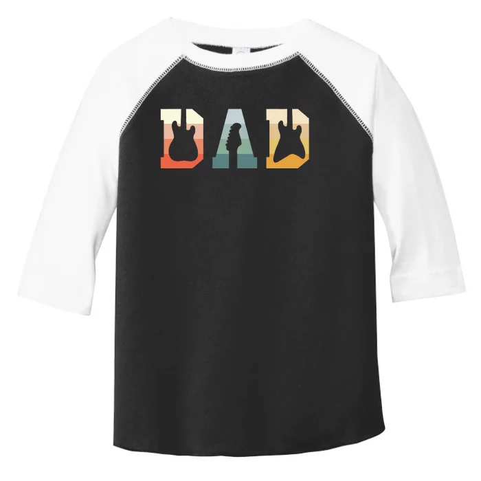 Acoustic Guitar Dad Guitarist Musical Instrument Musician Toddler Fine Jersey T-Shirt