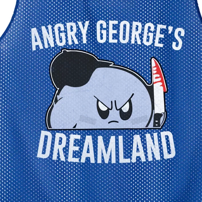 Angry GeorgeS Dreamland Funny Angry GeorgeS Dreamland Mesh Reversible Basketball Jersey Tank