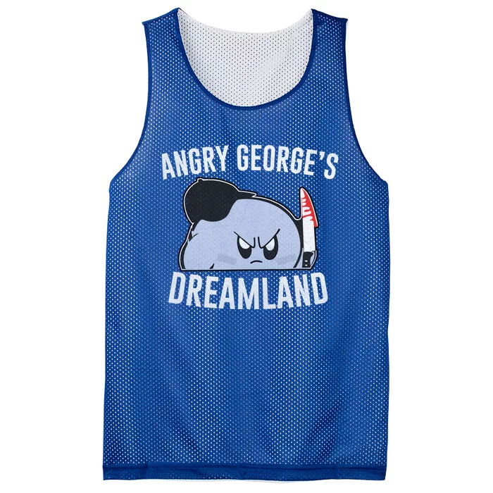 Angry GeorgeS Dreamland Funny Angry GeorgeS Dreamland Mesh Reversible Basketball Jersey Tank