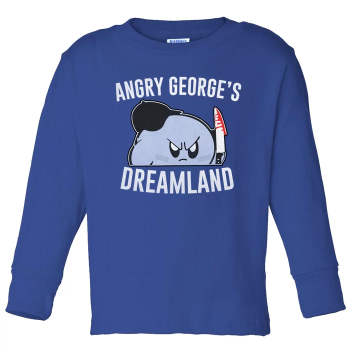 Angry GeorgeS Dreamland Funny Angry GeorgeS Dreamland Toddler Long Sleeve Shirt