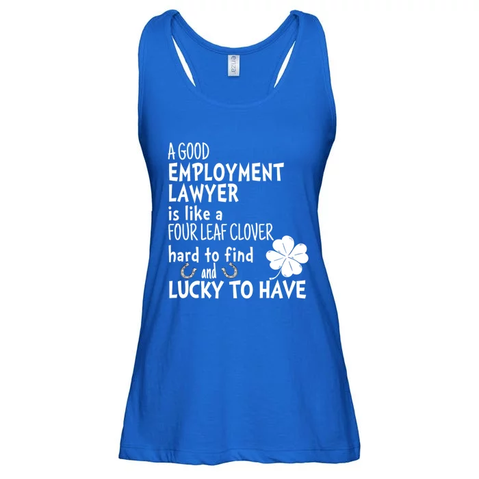 A Good Employt Lawyer Is Like A 4 Leaf Clover St Patricks Meaningful Gift Ladies Essential Flowy Tank