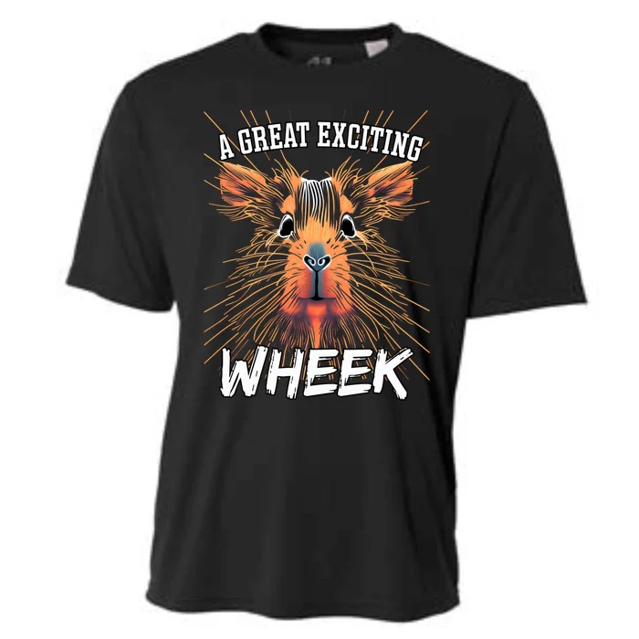 A Great Exciting Week Or Wheek Guinea Pig Gift Cooling Performance Crew T-Shirt