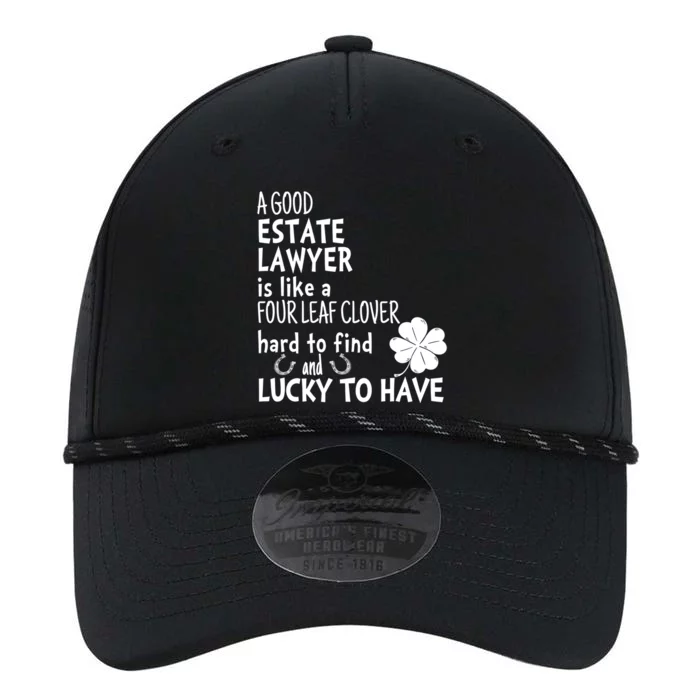 A Good Estate Lawyer Is Like A 4 Leaf Clover St Patricks Cool Gift Performance The Dyno Cap