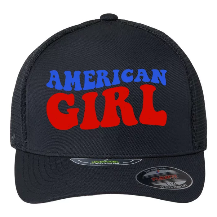 American Girl Fourth Of July Flexfit Unipanel Trucker Cap