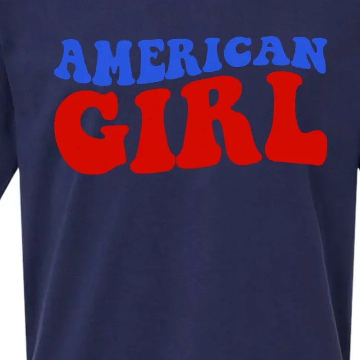 American Girl Fourth Of July Sueded Cloud Jersey T-Shirt