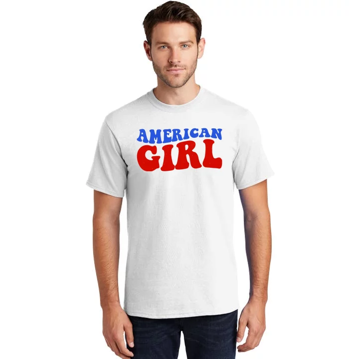 American Girl Fourth Of July Tall T-Shirt