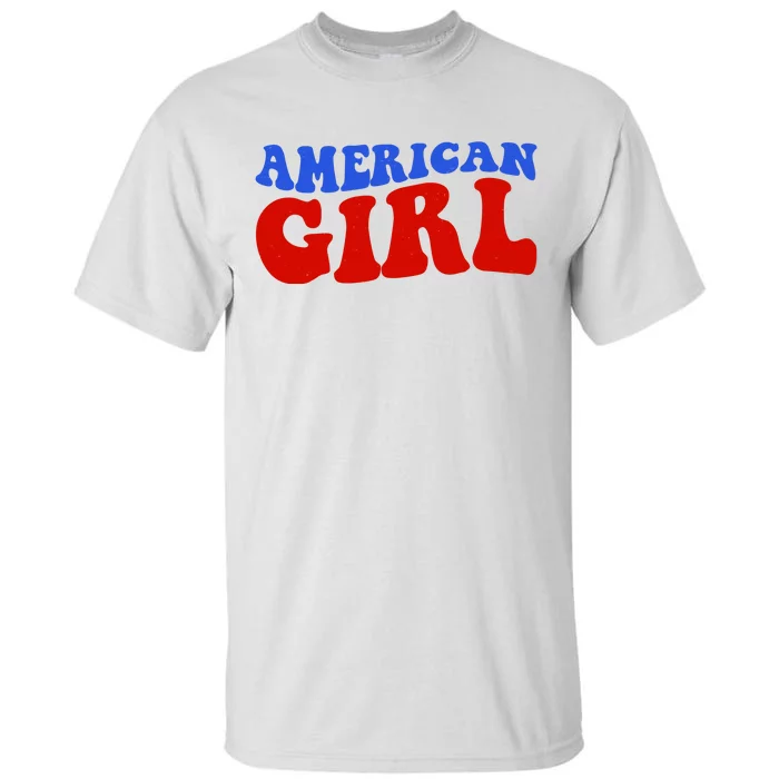 American Girl Fourth Of July Tall T-Shirt