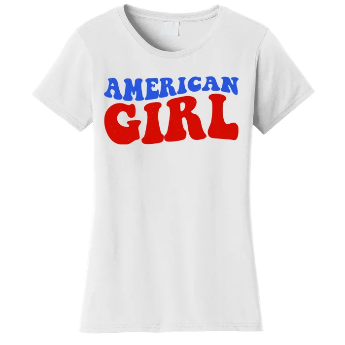 American Girl Fourth Of July Women's T-Shirt