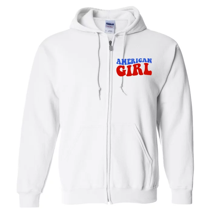 American Girl Fourth Of July Full Zip Hoodie