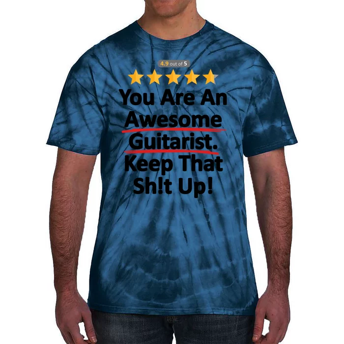 Awesome Guitarist Funny Gift Guitar Tie-Dye T-Shirt