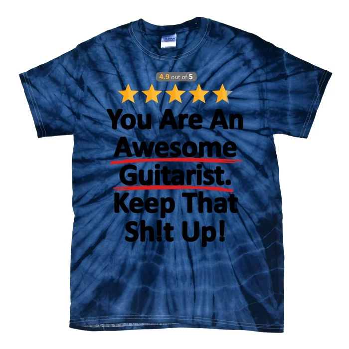 Awesome Guitarist Funny Gift Guitar Tie-Dye T-Shirt