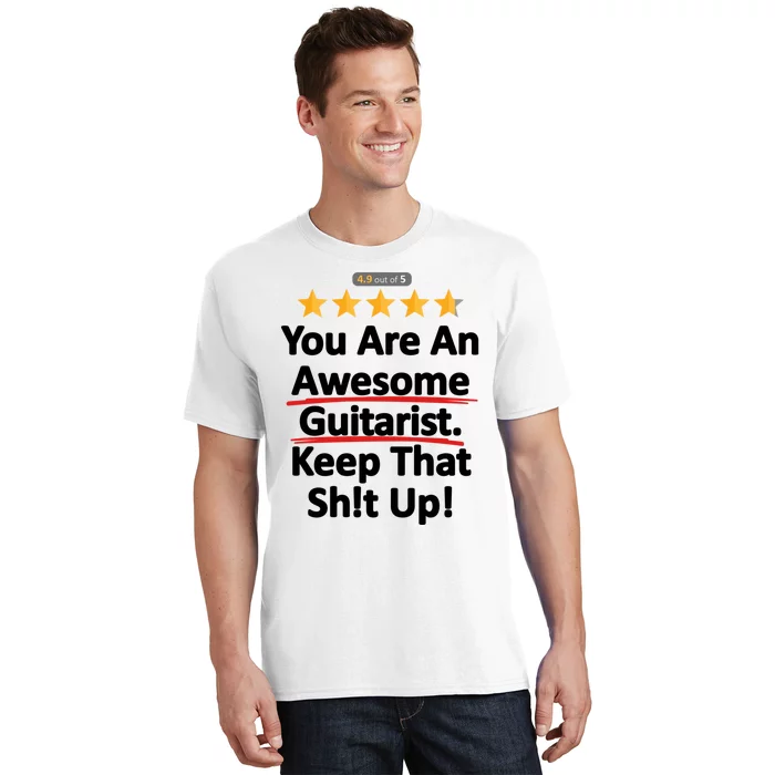 Awesome Guitarist Funny Gift Guitar T-Shirt