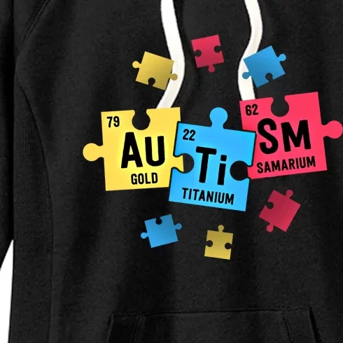 Autism Gift For Teachers Sped Periodic Table Elets Gift Women's Fleece Hoodie