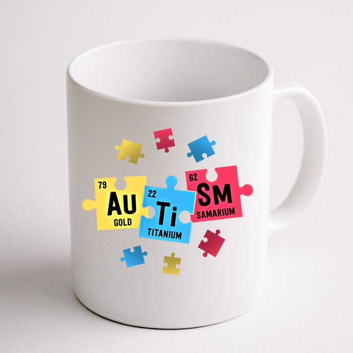 Autism Gift For Teachers Sped Periodic Table Elets Gift Front & Back Coffee Mug