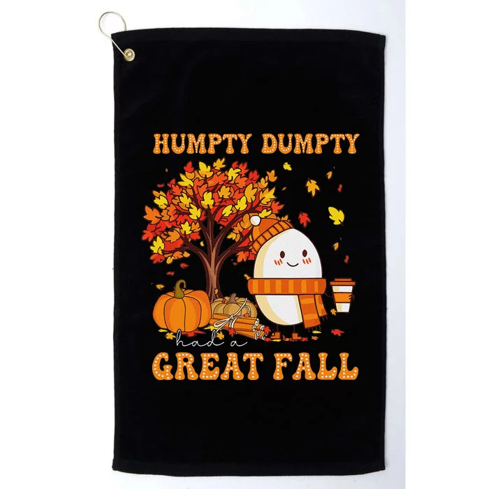 A Great Fall Thanksgiving Autumn Season Platinum Collection Golf Towel