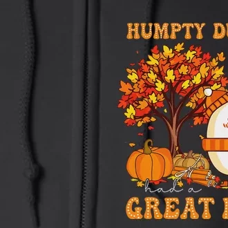 A Great Fall Thanksgiving Autumn Season Full Zip Hoodie