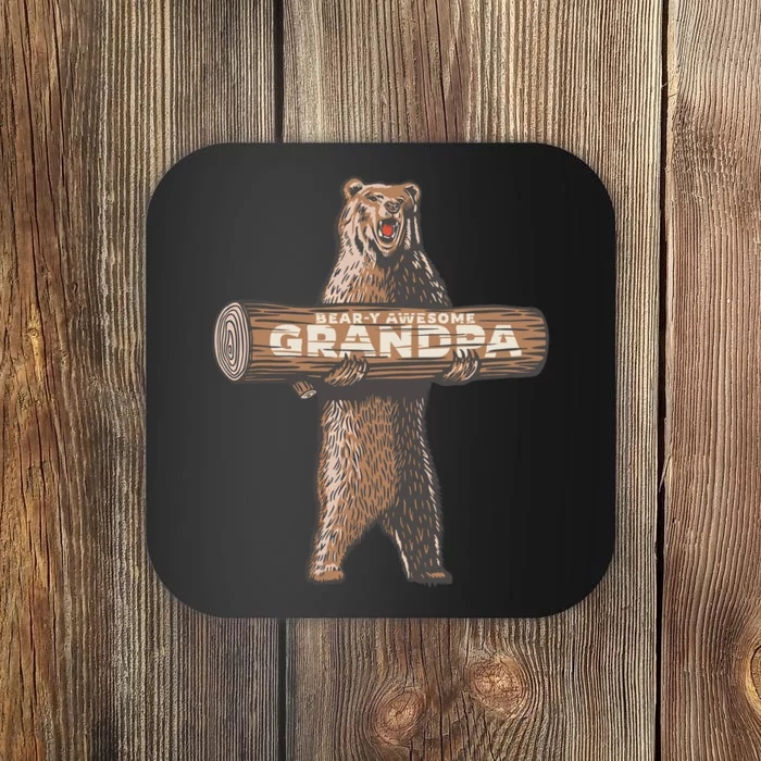 Awesome Grandpa Funny Saying Fun Grandfather Coaster