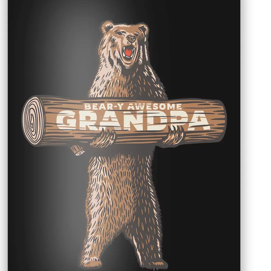 Awesome Grandpa Funny Saying Fun Grandfather Poster