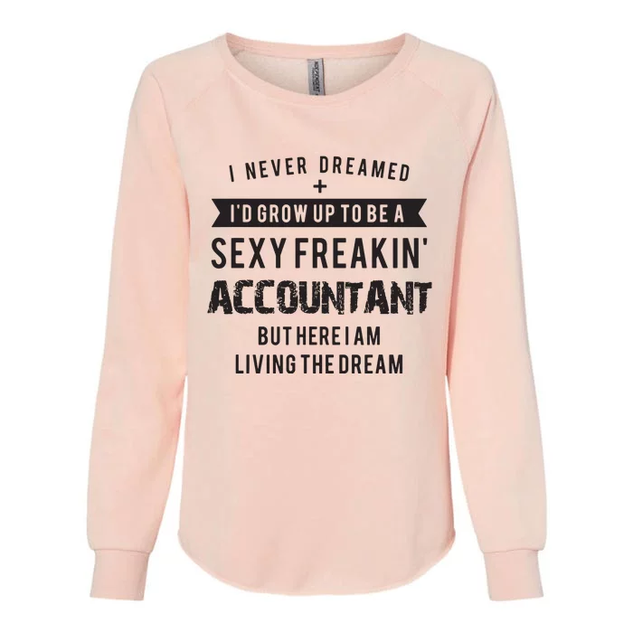 Accountant Graduation Funny For Future Accountant Gift Womens California Wash Sweatshirt