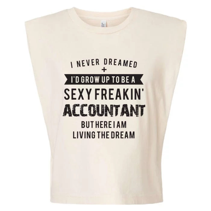 Accountant Graduation Funny For Future Accountant Gift Garment-Dyed Women's Muscle Tee