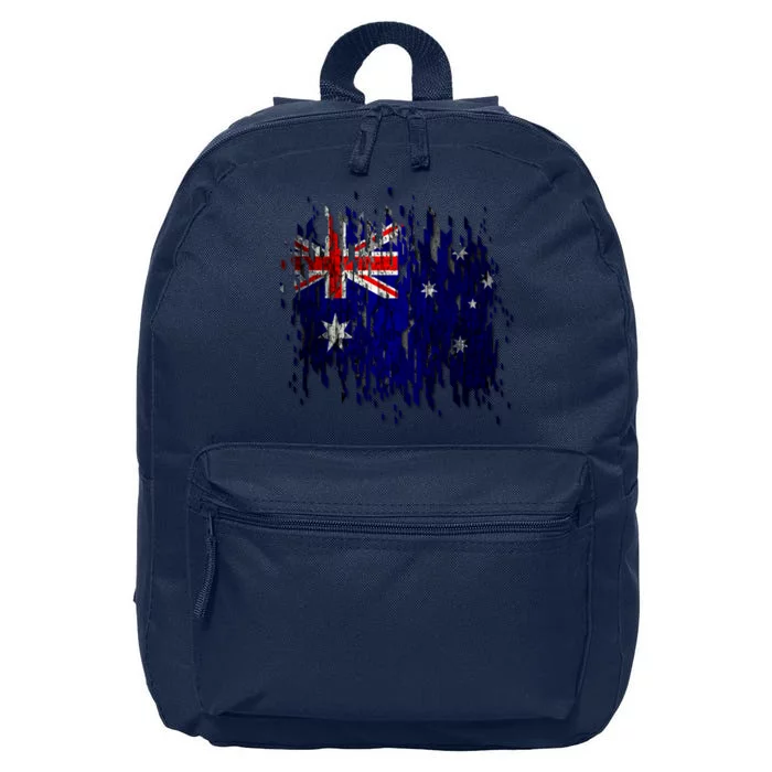 Australia Grunge Flag 16 in Basic Backpack