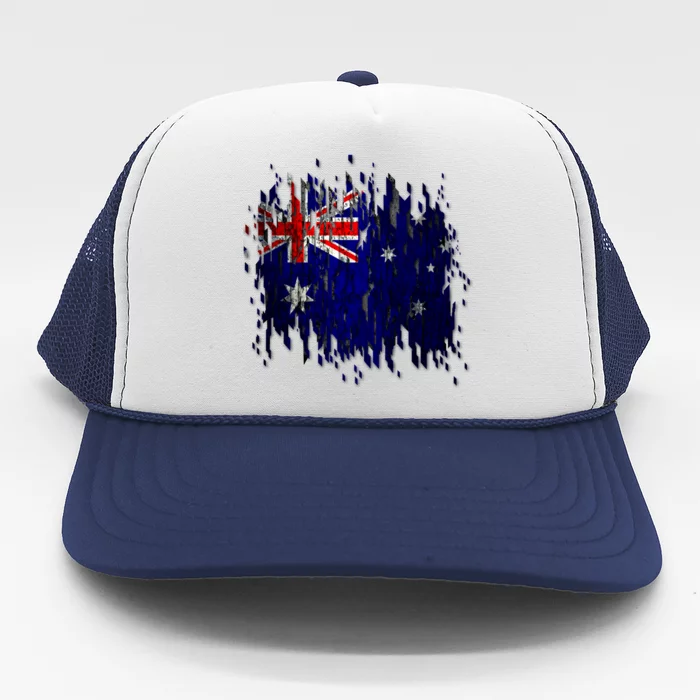 Australia Grunge Flag Trucker Hat