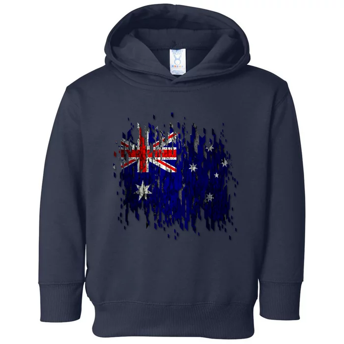 Australia Grunge Flag Toddler Hoodie