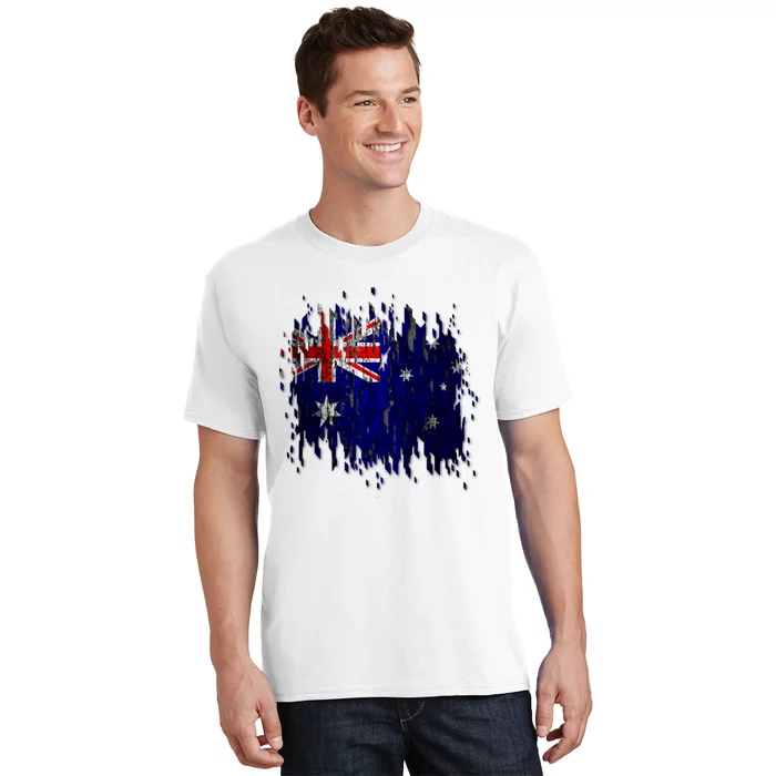 Australia Grunge Flag T-Shirt