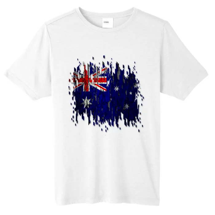 Australia Grunge Flag ChromaSoft Performance T-Shirt