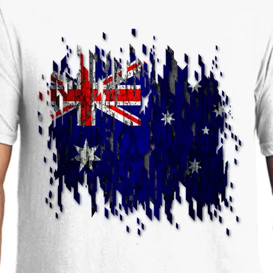 Australia Grunge Flag Pajama Set