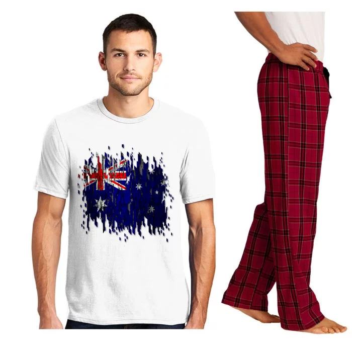 Australia Grunge Flag Pajama Set