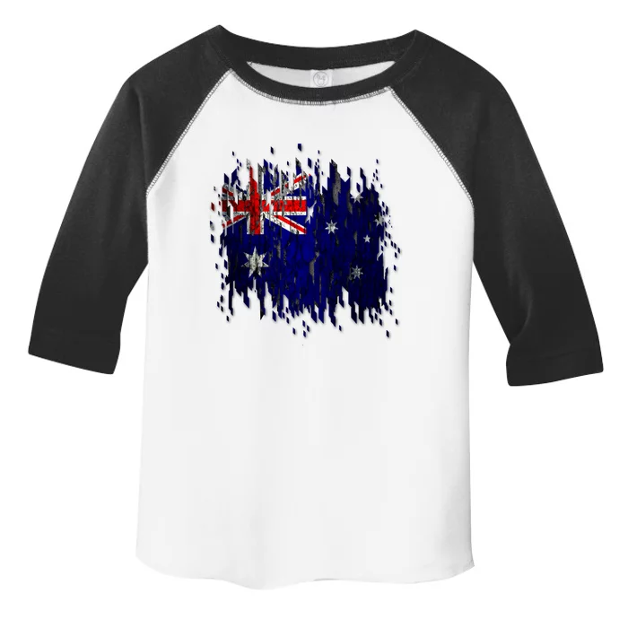 Australia Grunge Flag Toddler Fine Jersey T-Shirt