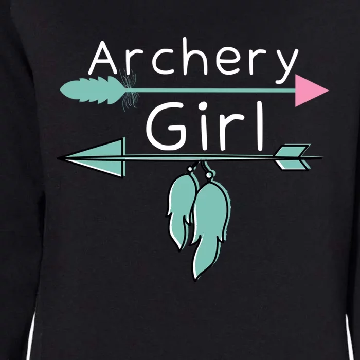 Archery Gift Funny Bow And Arrow Gift And Archer Gift Womens California Wash Sweatshirt