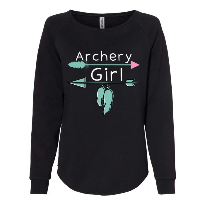 Archery Gift Funny Bow And Arrow Gift And Archer Gift Womens California Wash Sweatshirt