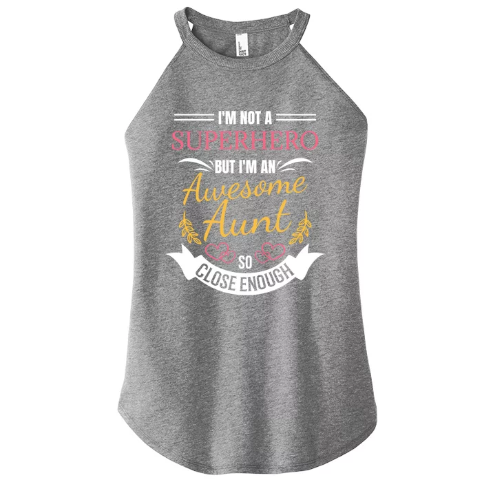 Aunt Gift From Niece Gift Women’s Perfect Tri Rocker Tank