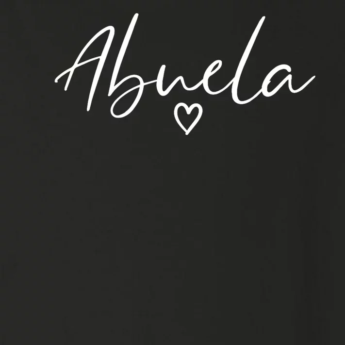 Abuela Gifts For Women Grandma Heart MotherS Day Abuela Toddler Long Sleeve Shirt