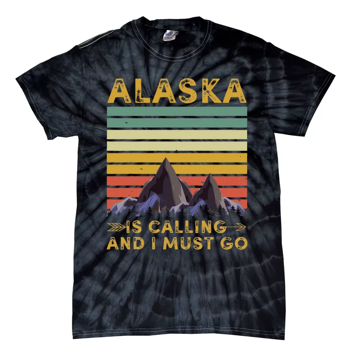 Alaska Gifts For Denali Juneau Alyaska Tie-Dye T-Shirt