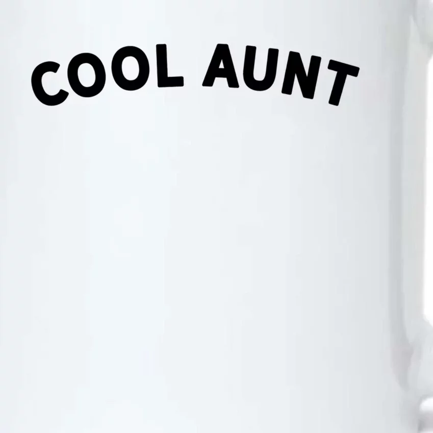 Awesome Gift For The Coolest Aunt Family Cool Aunt Gift Black Color Changing Mug